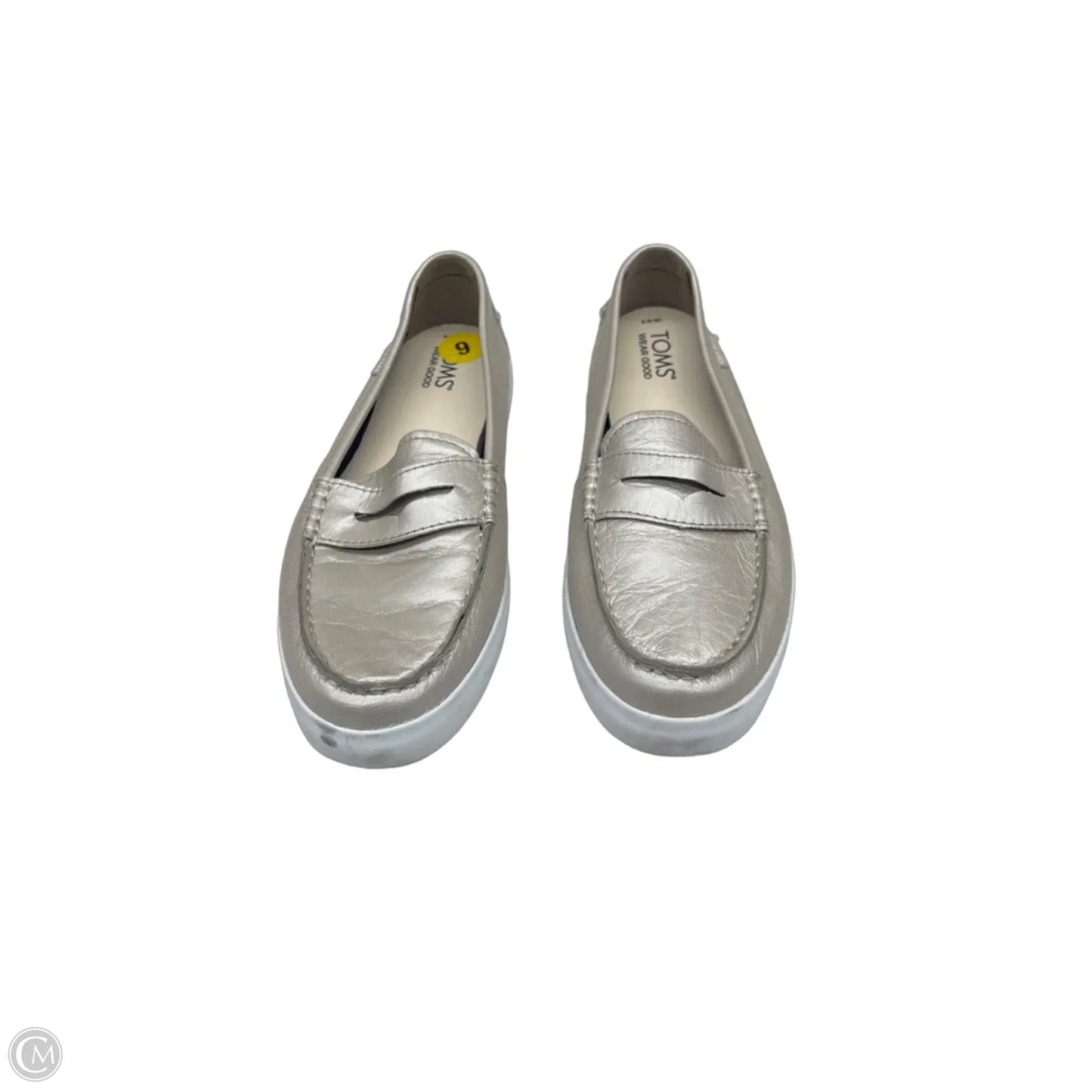 Shoes Flats By Cole-haan In Silver, Size: 9