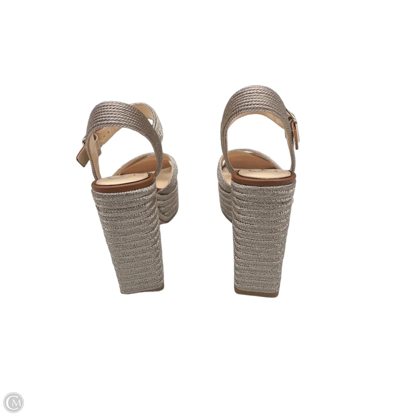 Shoes Heels Platform By Sam Edelman In Bronze, Size: 9.5