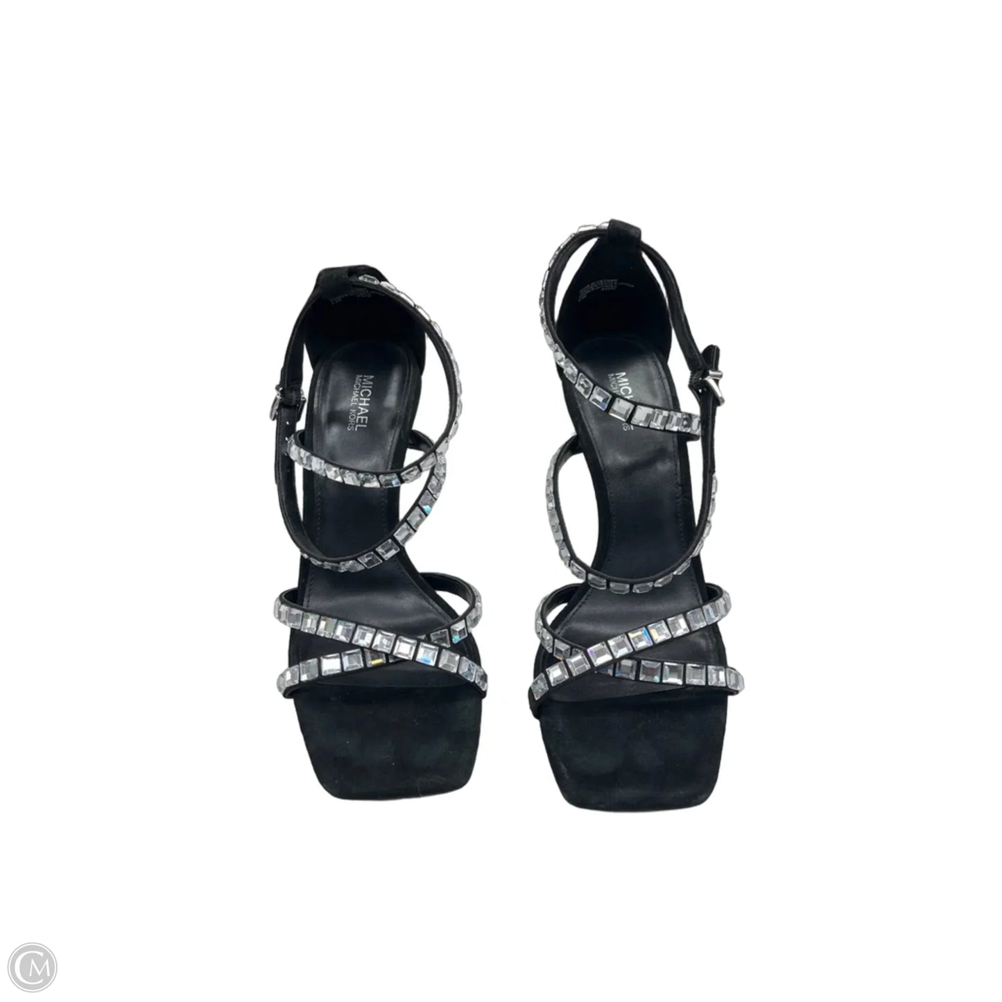 Sandals Heels Stiletto By Michael By Michael Kors In Black, Size: 8.5