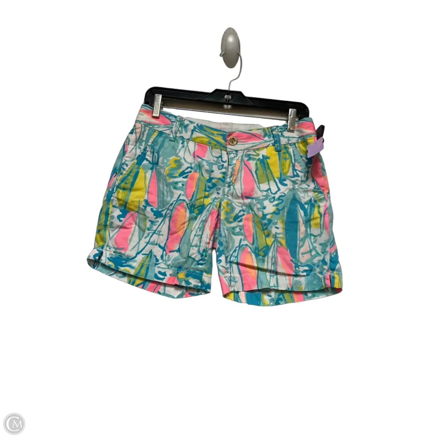 Shorts Designer By Lilly Pulitzer In Blue & Pink, Size: 0