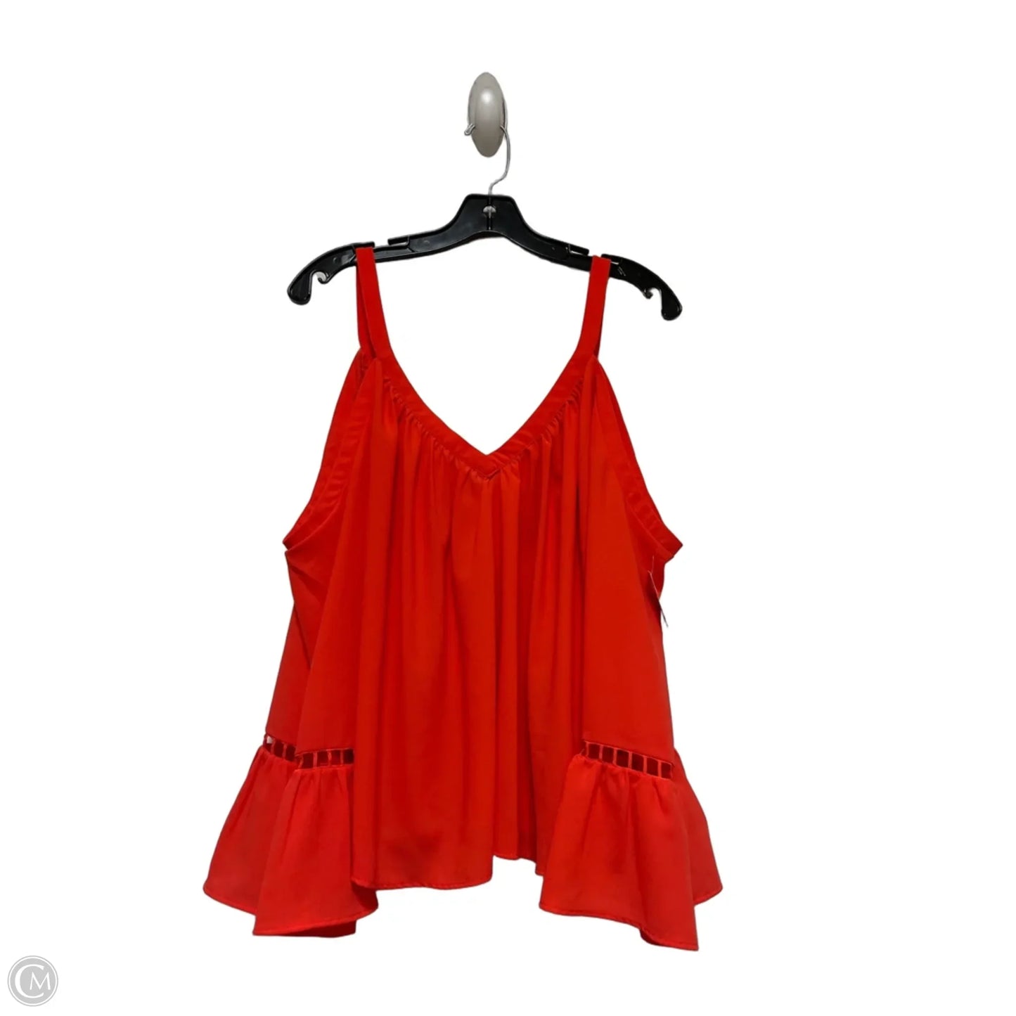 Top Short Sleeve By Gianni Bini In Orange, Size: L