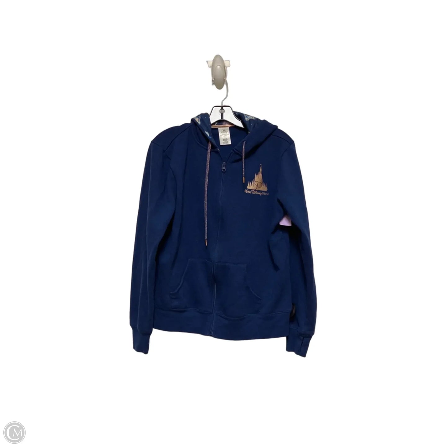 Sweatshirt Hoodie By Disney Store In Navy, Size: L