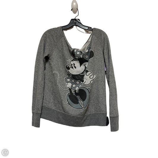 Top Long Sleeve By Disney Store In Grey, Size: M