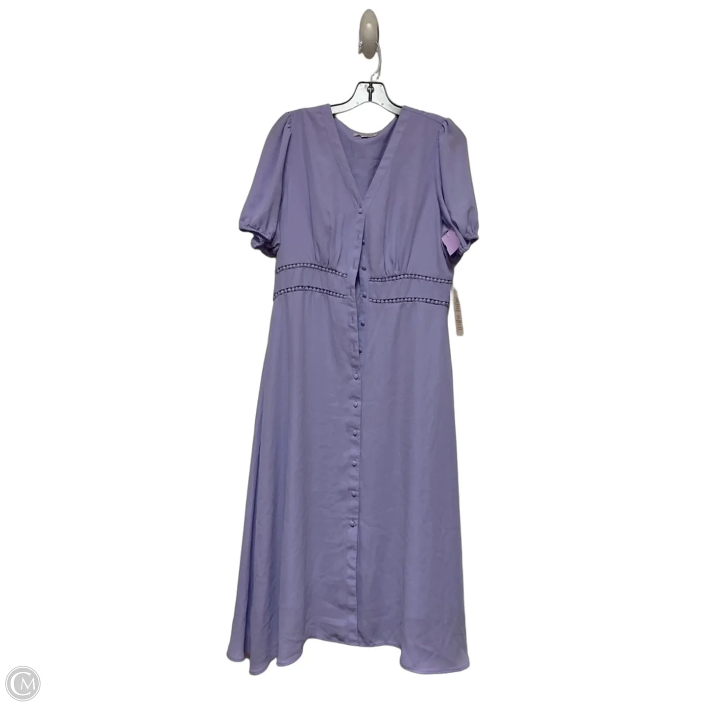 Dress Casual Maxi By Nanette By Nanette Lepore In Purple, Size: L