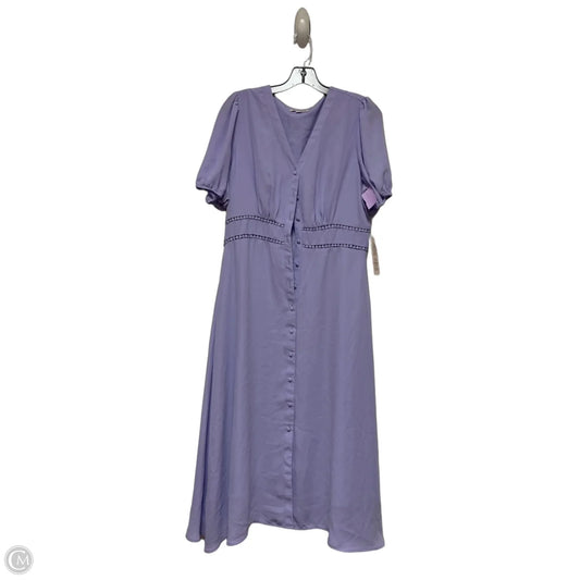 Dress Casual Maxi By Nanette By Nanette Lepore In Purple, Size: L