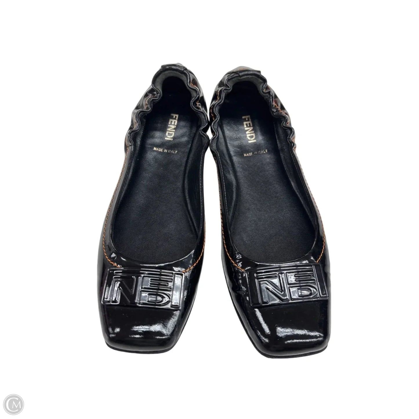 Shoes Luxury Designer By Fendi In Black, Size: 8.5