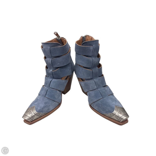 Shoes Heels Block By Free People In Blue, Size: 7