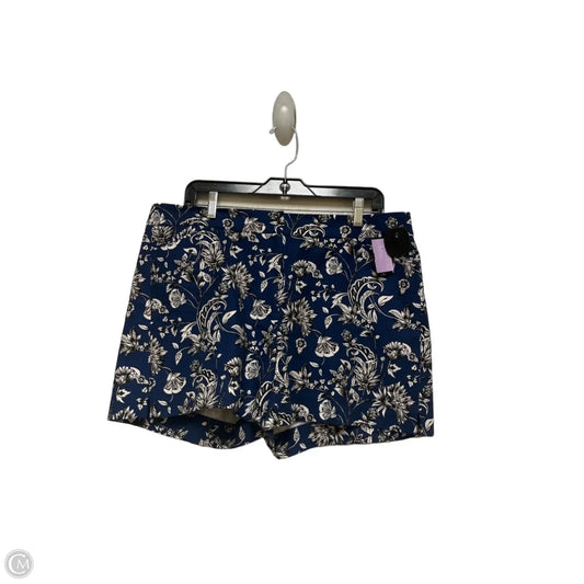 Shorts By Chicos In Blue & White, Size: 12