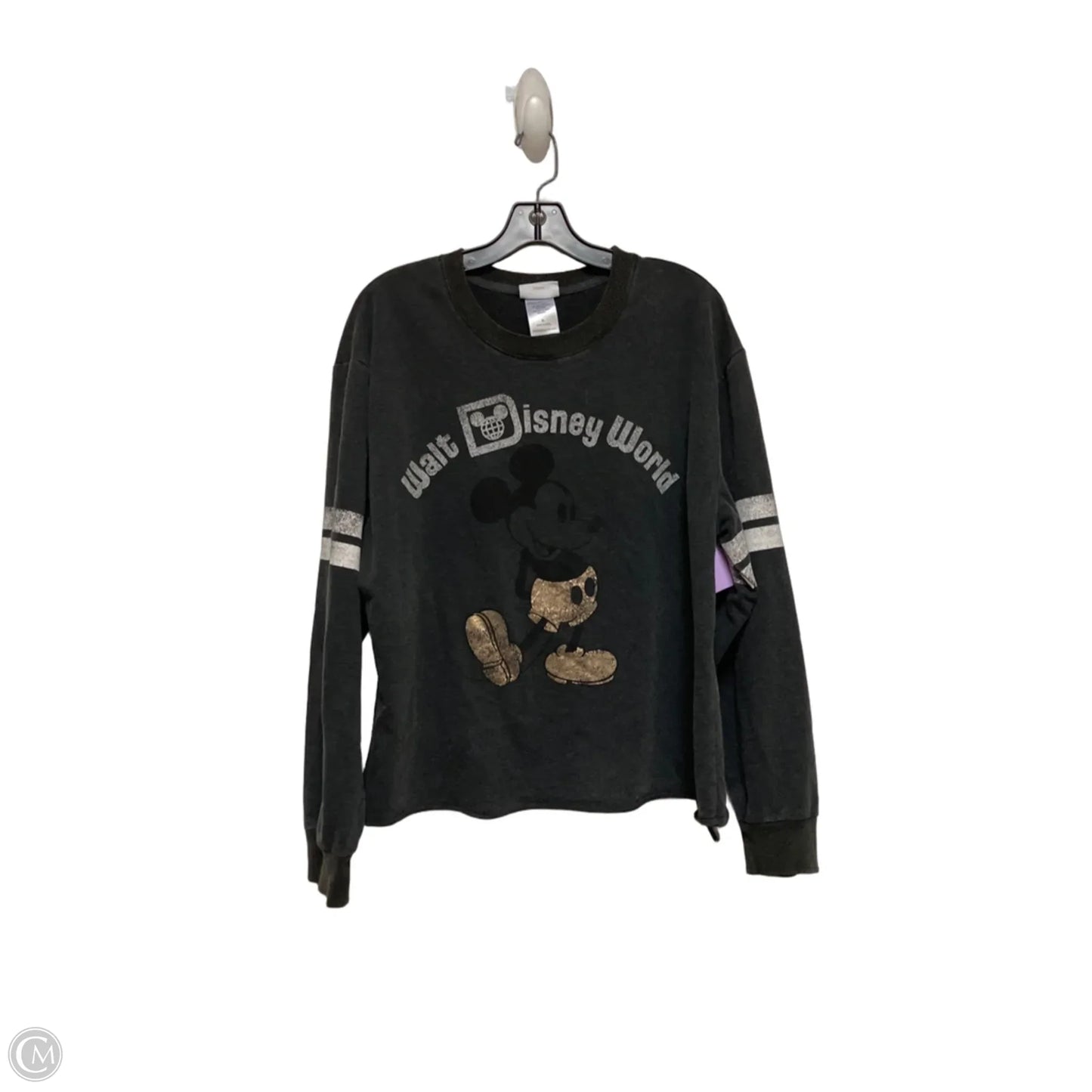 Top Long Sleeve By Disney Store In Black & Grey, Size: Xl