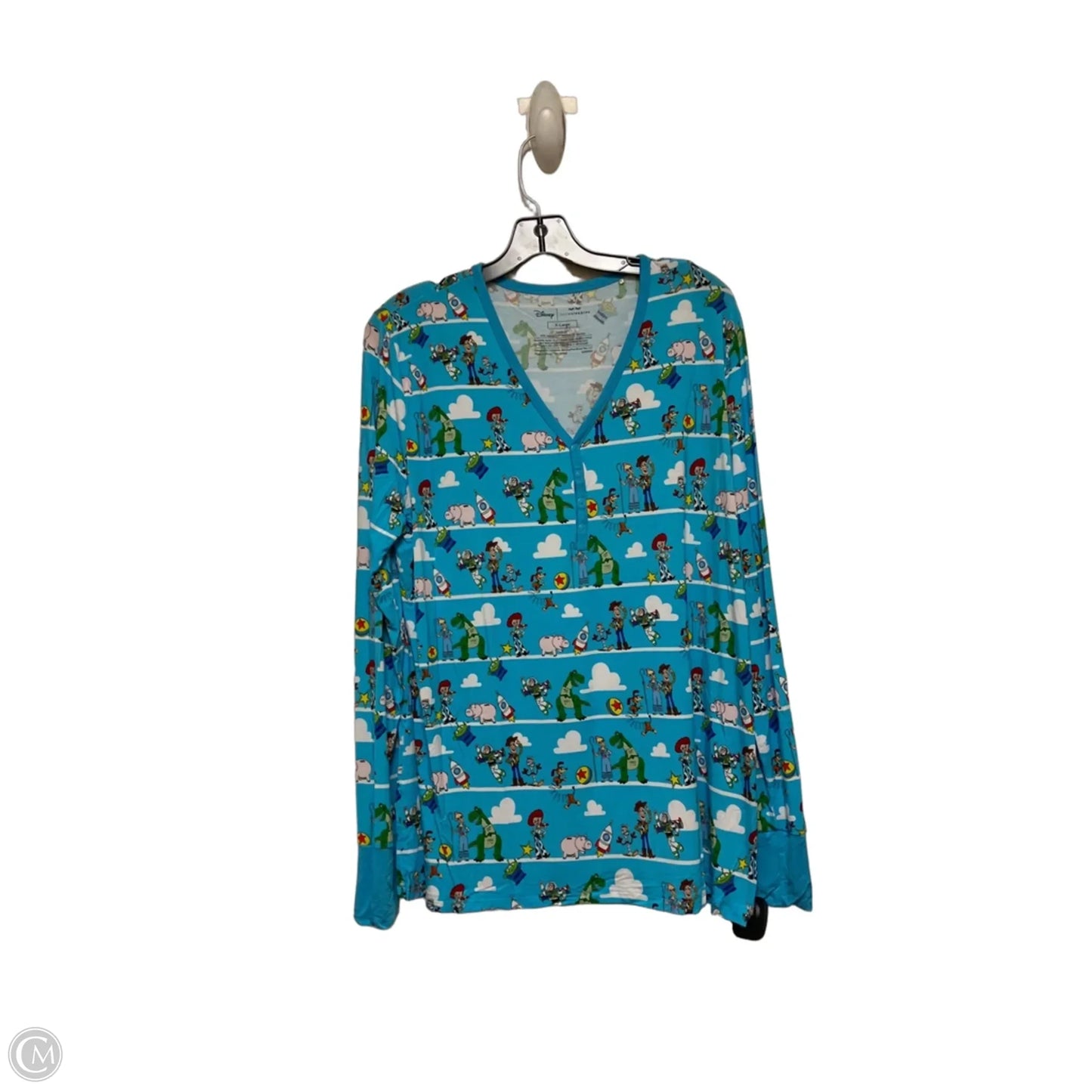 Pajamas 2pc By Disney In Blue & White, Size: Xl