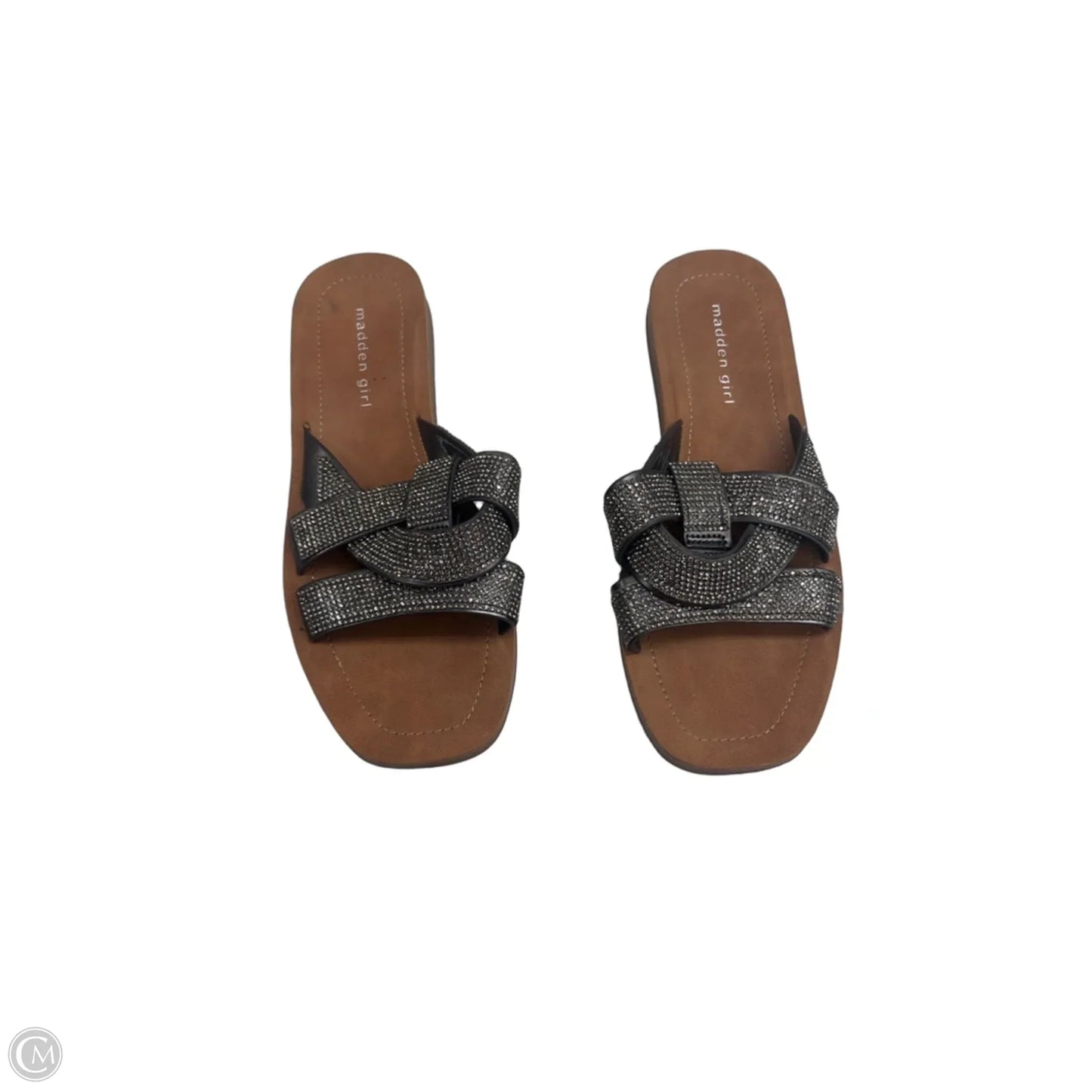Sandals Flats By Madden Girl In Brown & Grey, Size: 7.5
