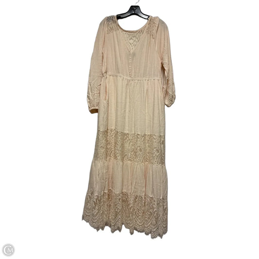 Dress Casual Maxi By Torrid In Cream, Size: L
