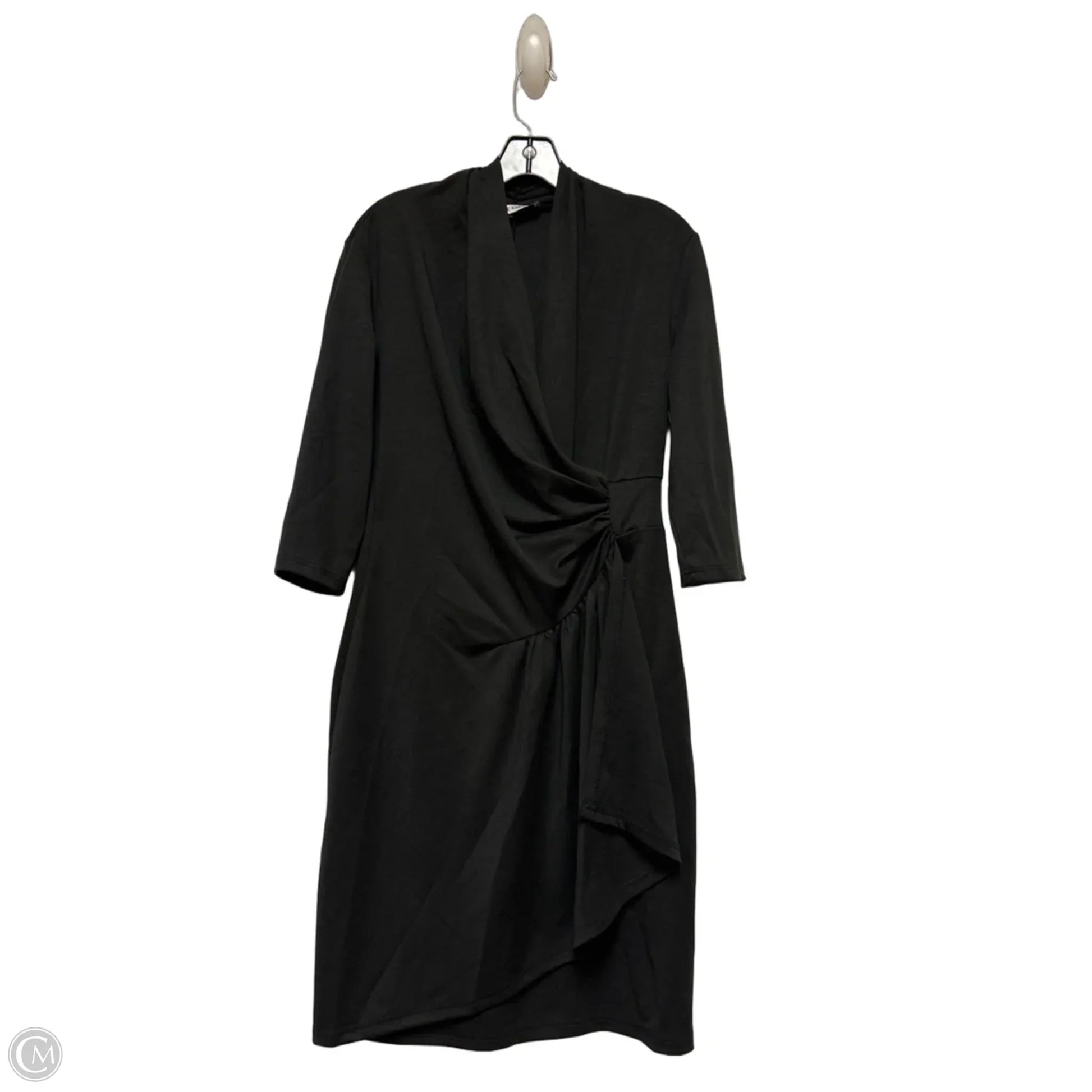 black strapless dress homecoming Black Satin Strapless Shimmer Corset Slit Homecoming Dress