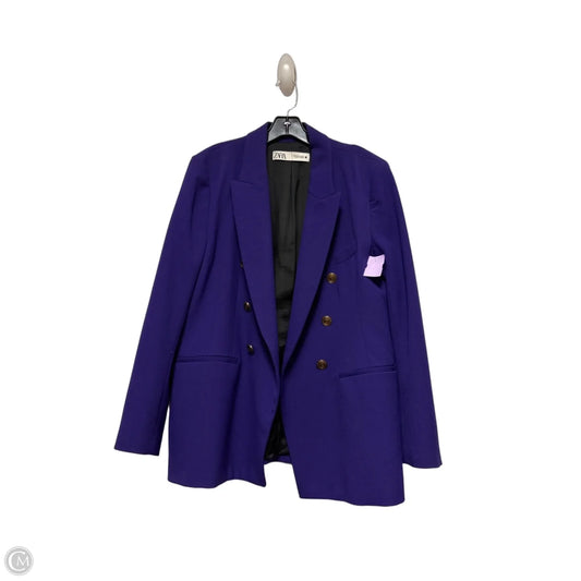 Blazer By Zara In Purple, Size: Xl