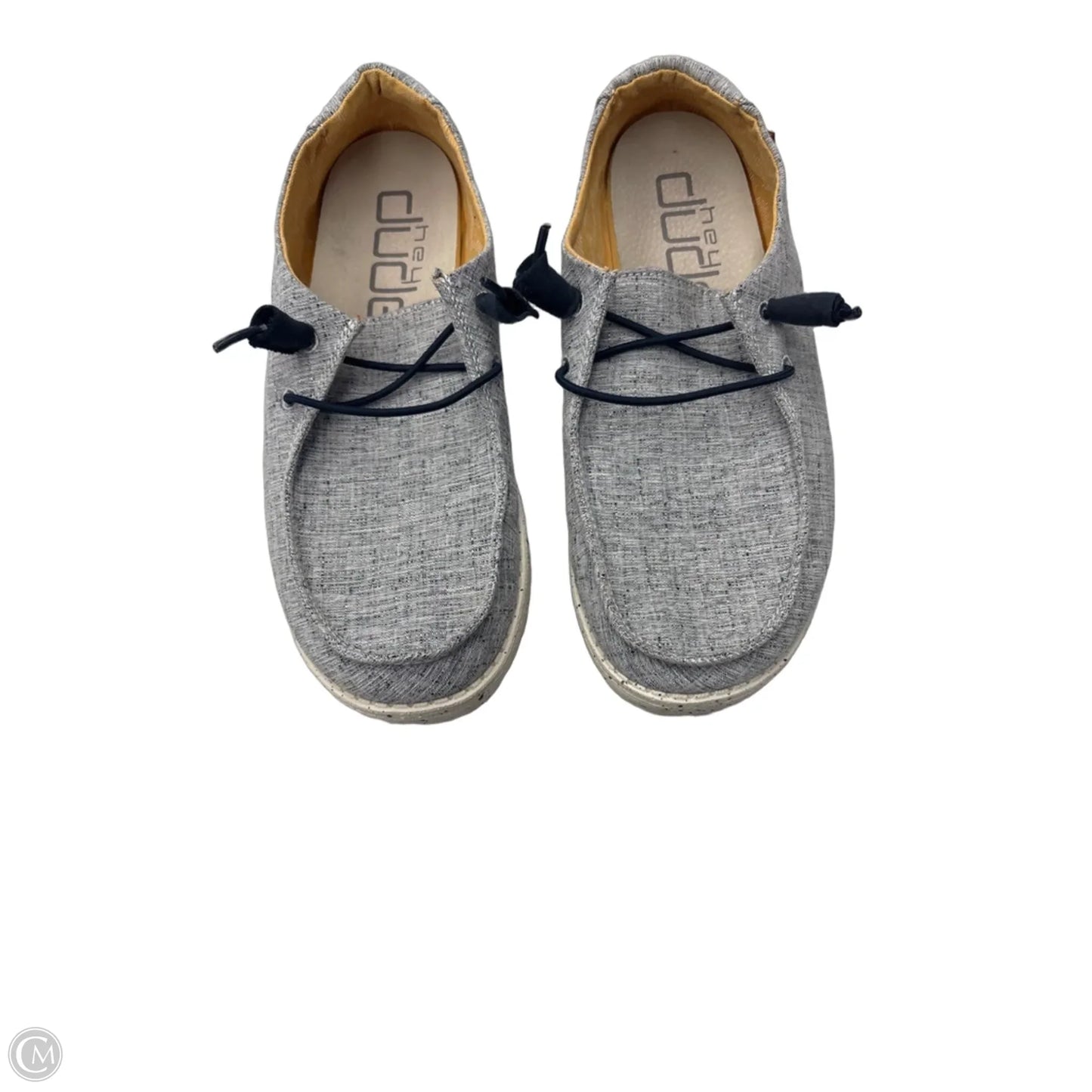 Shoes Flats By Hey Dude In Blue & Yellow, Size: 8