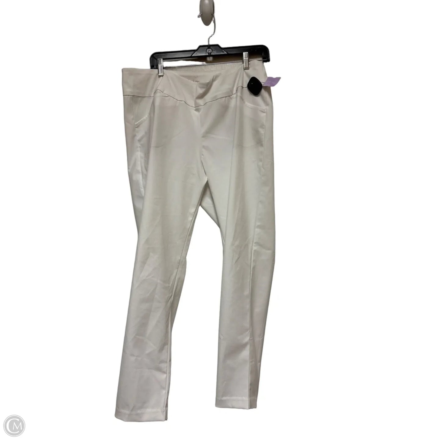 Pants Designer By Lilly Pulitzer In White, Size: 16