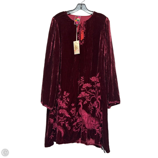 Dress Casual Short By Johnny Was In Red, Size: M