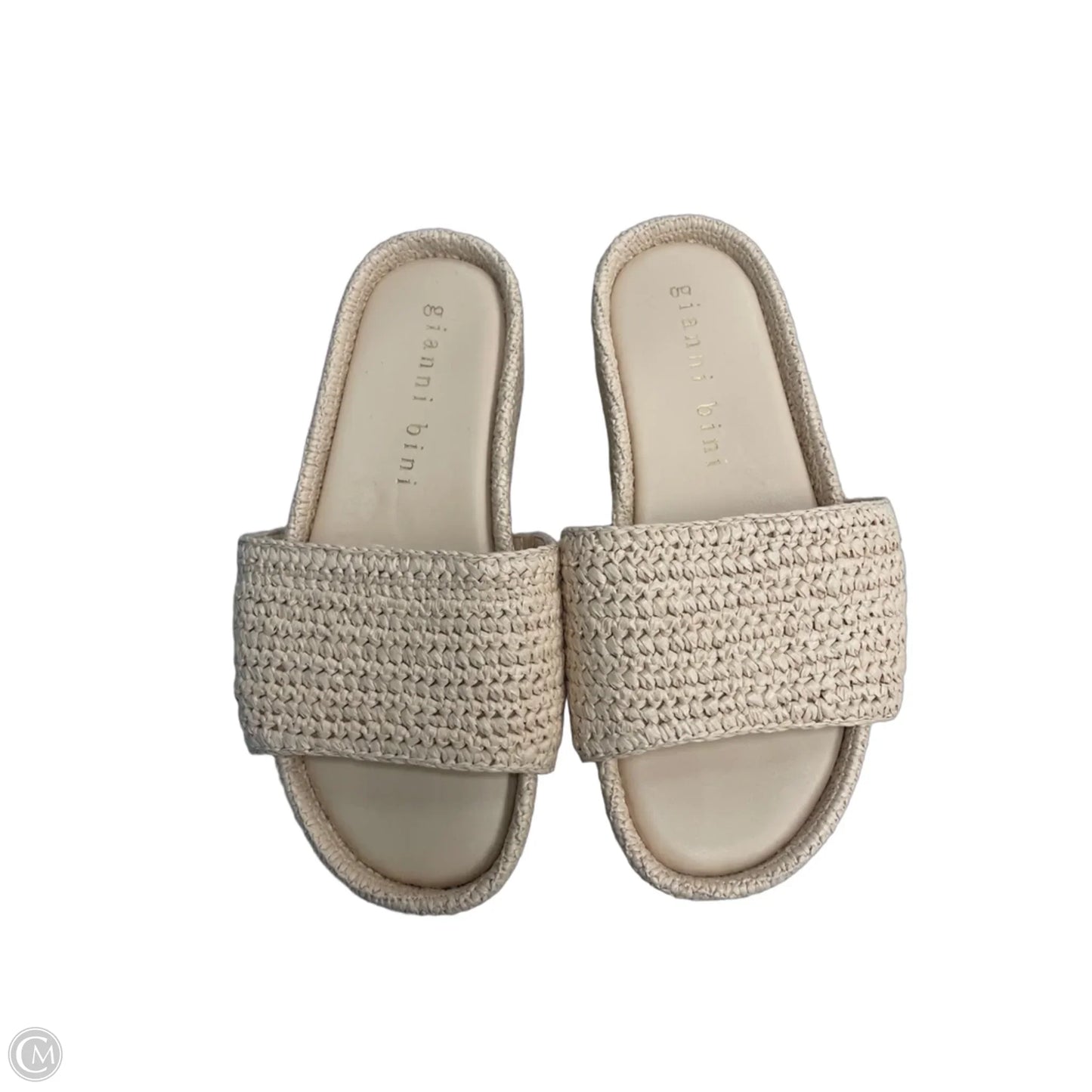 Sandals Heels Platform By Gianni Bini In Tan, Size: 7.5