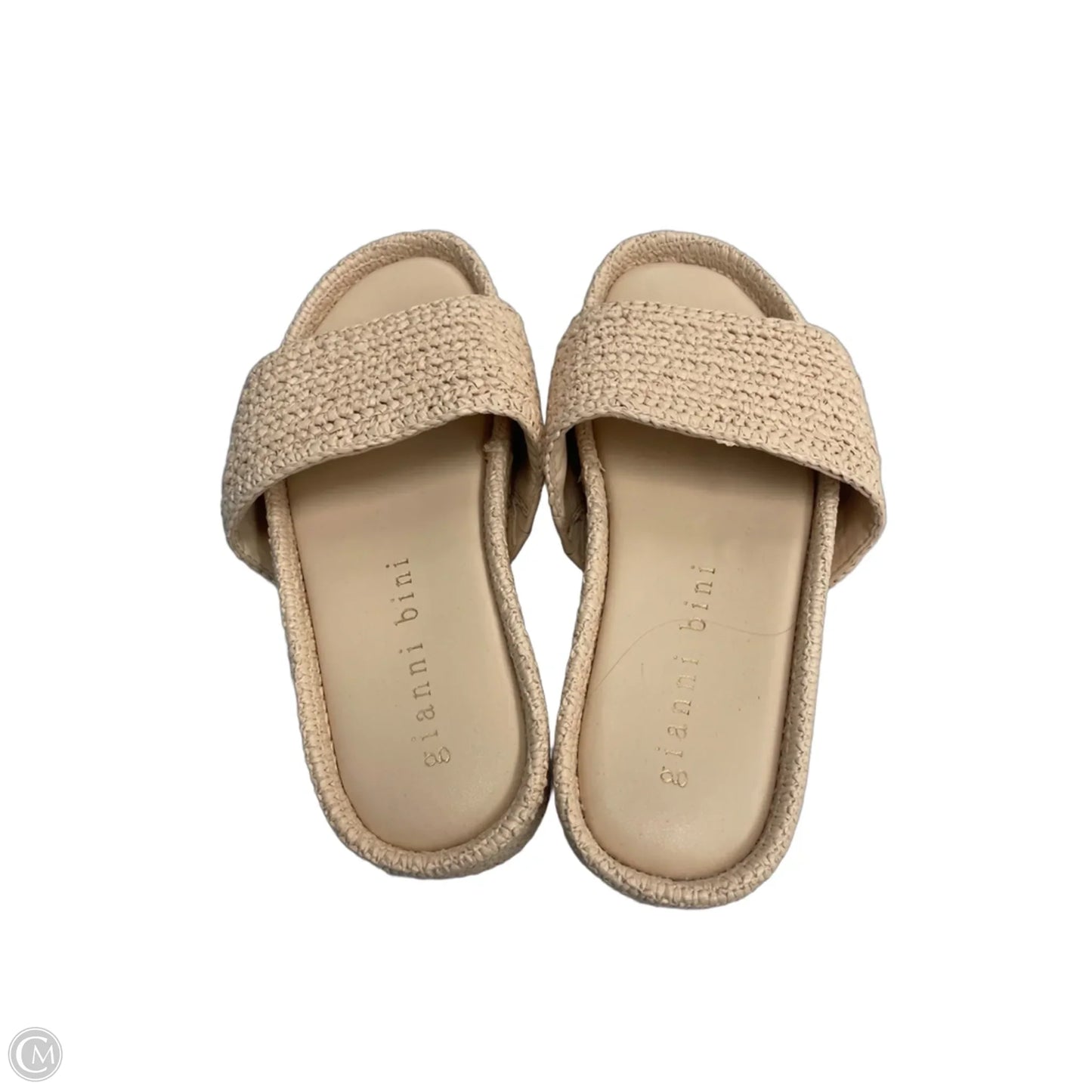 Sandals Heels Platform By Gianni Bini In Tan, Size: 7.5