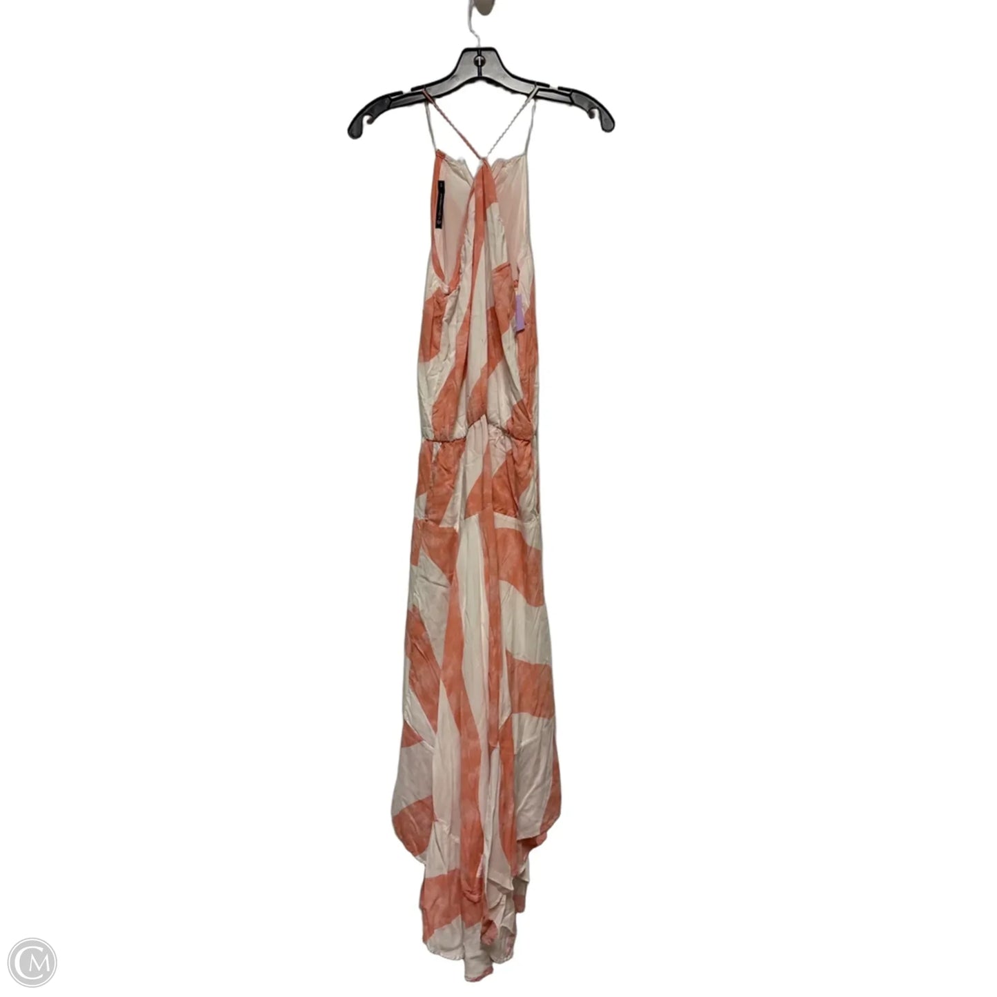 Dress Casual Midi By Clothes Mentor In Pink & White, Size: Sp