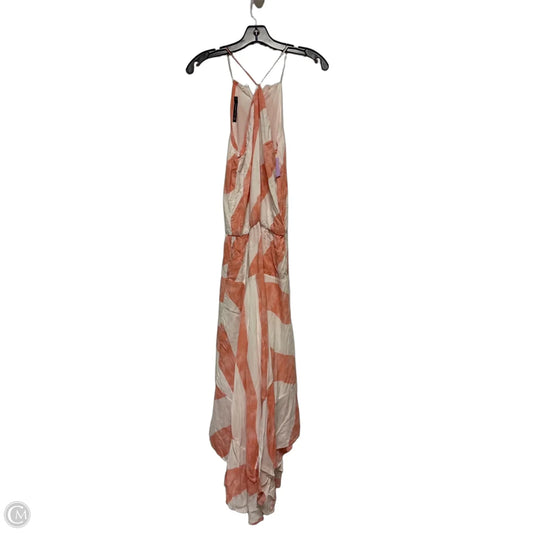 Dress Casual Midi By Clothes Mentor In Pink & White, Size: Sp