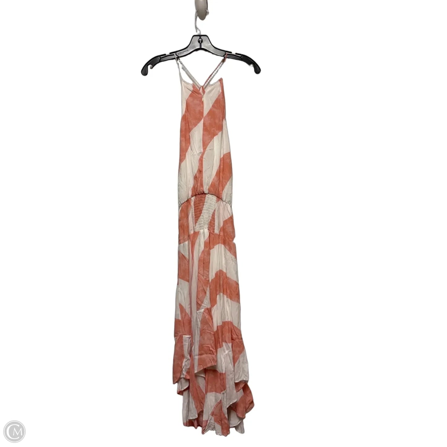 Dress Casual Midi By Clothes Mentor In Pink & White, Size: Sp