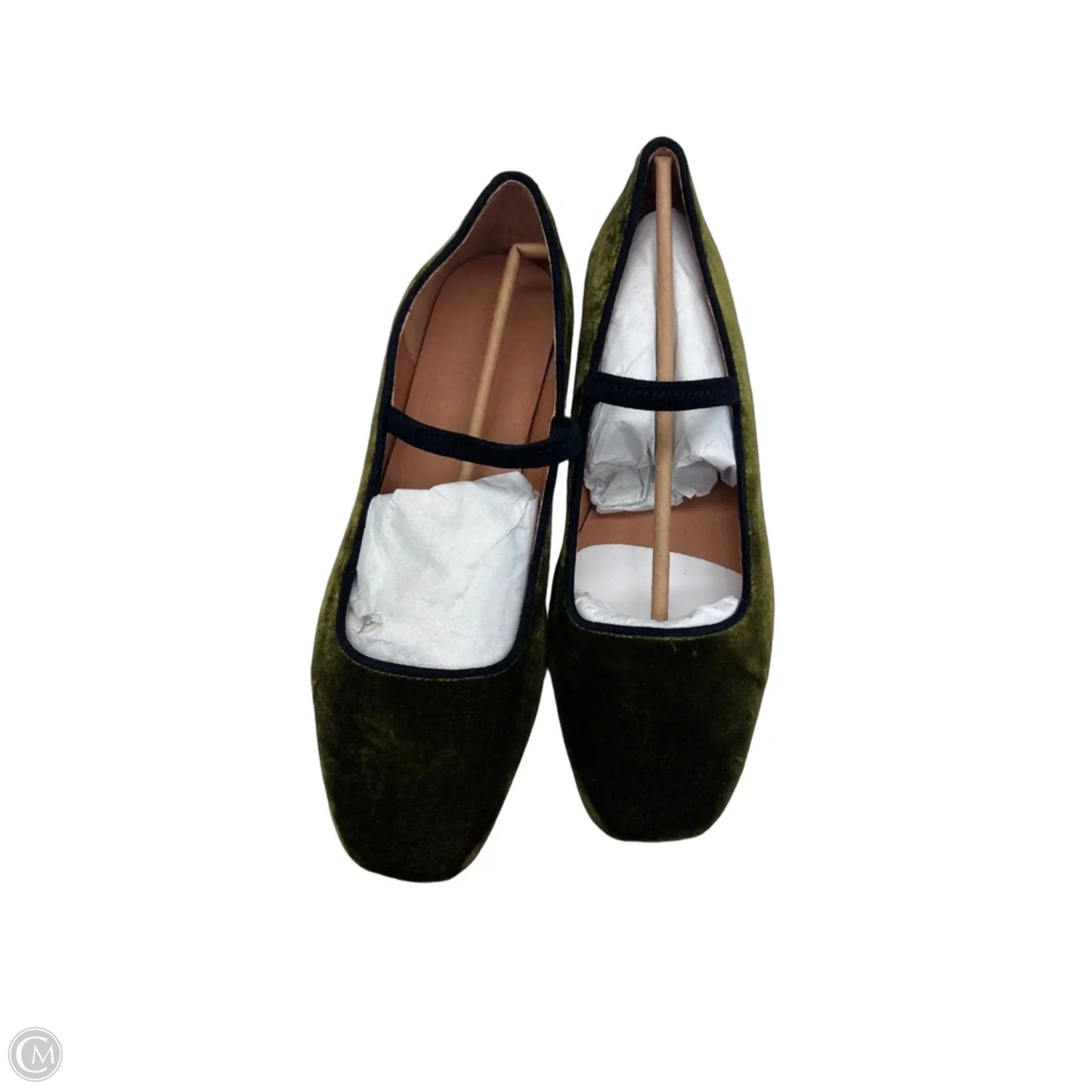 Shoes Flats By Madewell In Green, Size: 9.5