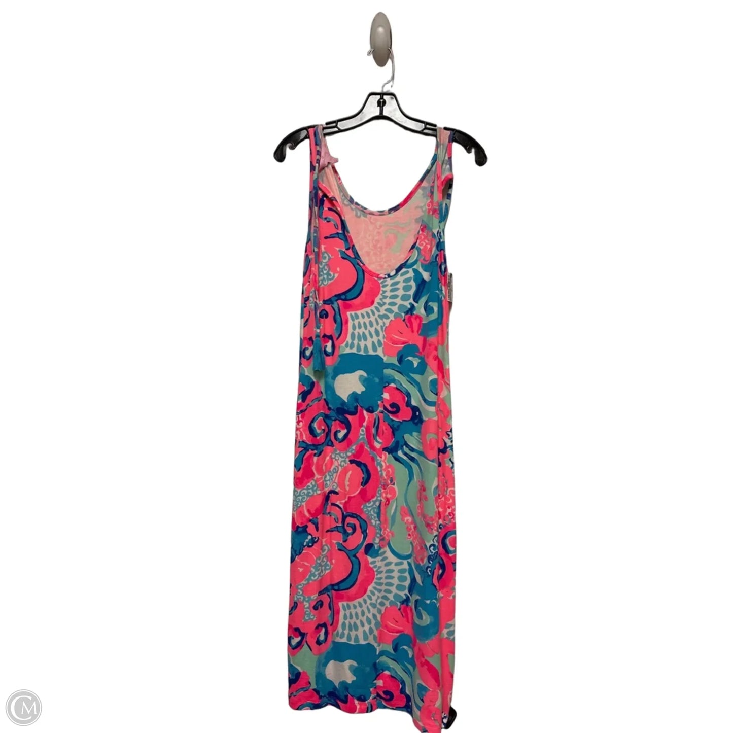 Dress Designer By Lilly Pulitzer In Blue & Pink, Size: L