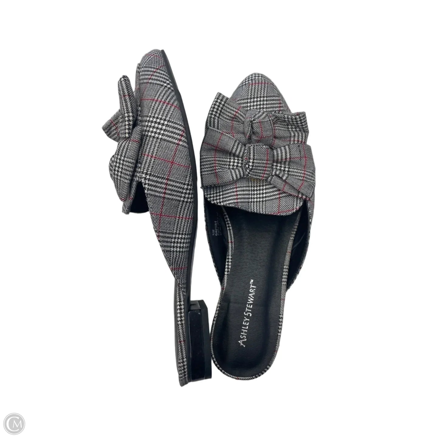 Shoes Flats By Ashley Stewart In Plaid Pattern, Size: 10