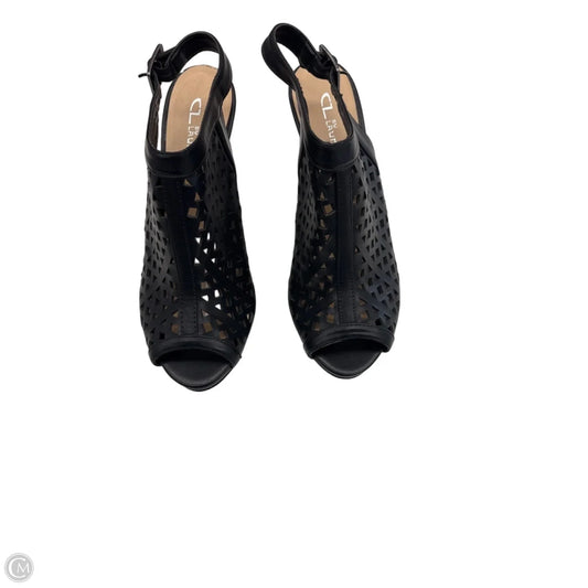 Sandals Heels Block By Chinese Laundry In Black, Size: 10