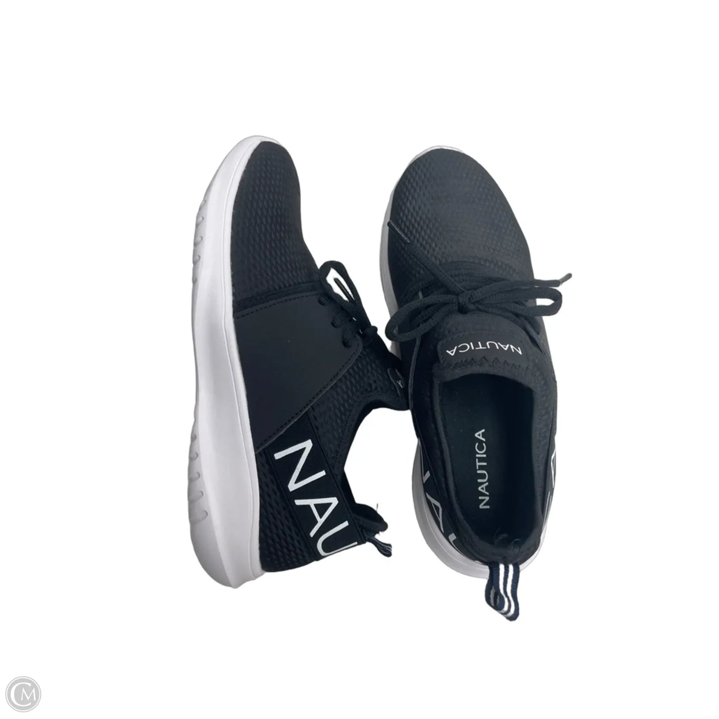 Shoes Athletic By Nautica In Black & Blue, Size: 8
