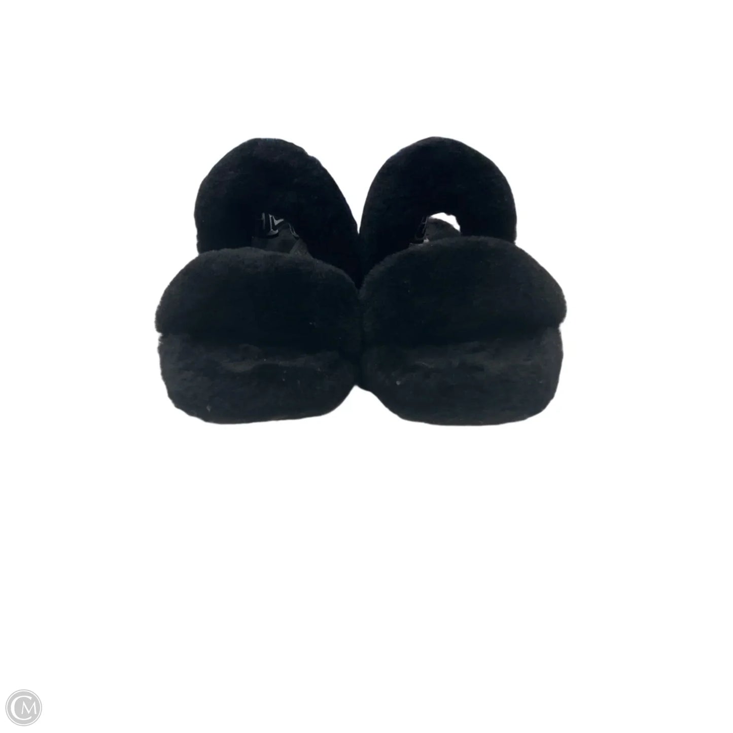Slippers Designer By Ugg In Black, Size: 9