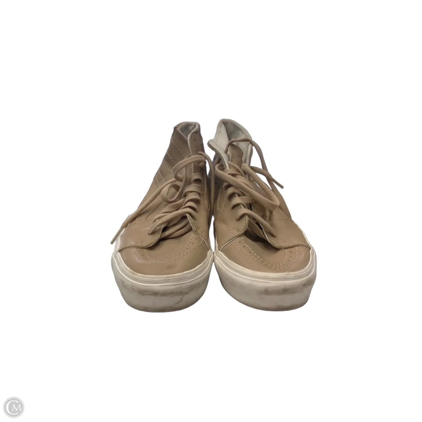 Shoes Sneakers By Vans In Tan, Size: 10