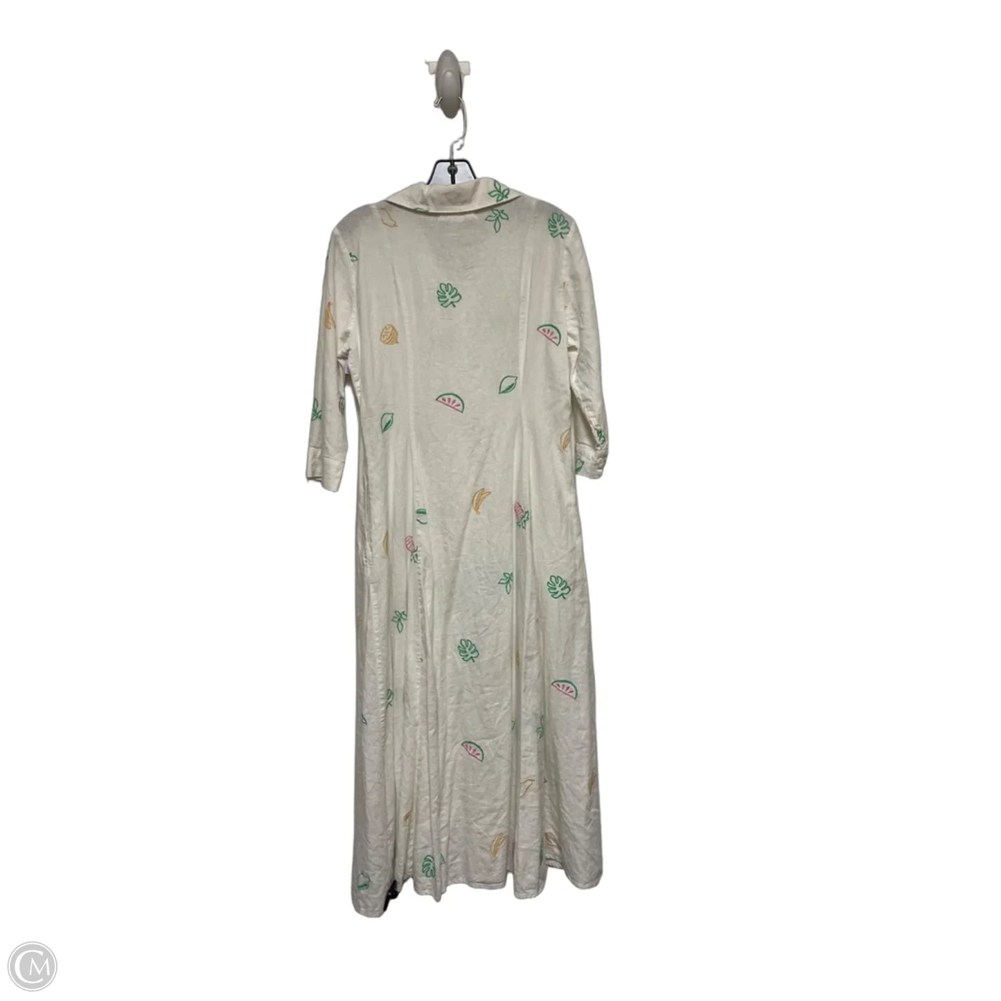 Dress Casual Maxi By C And C In White, Size: M