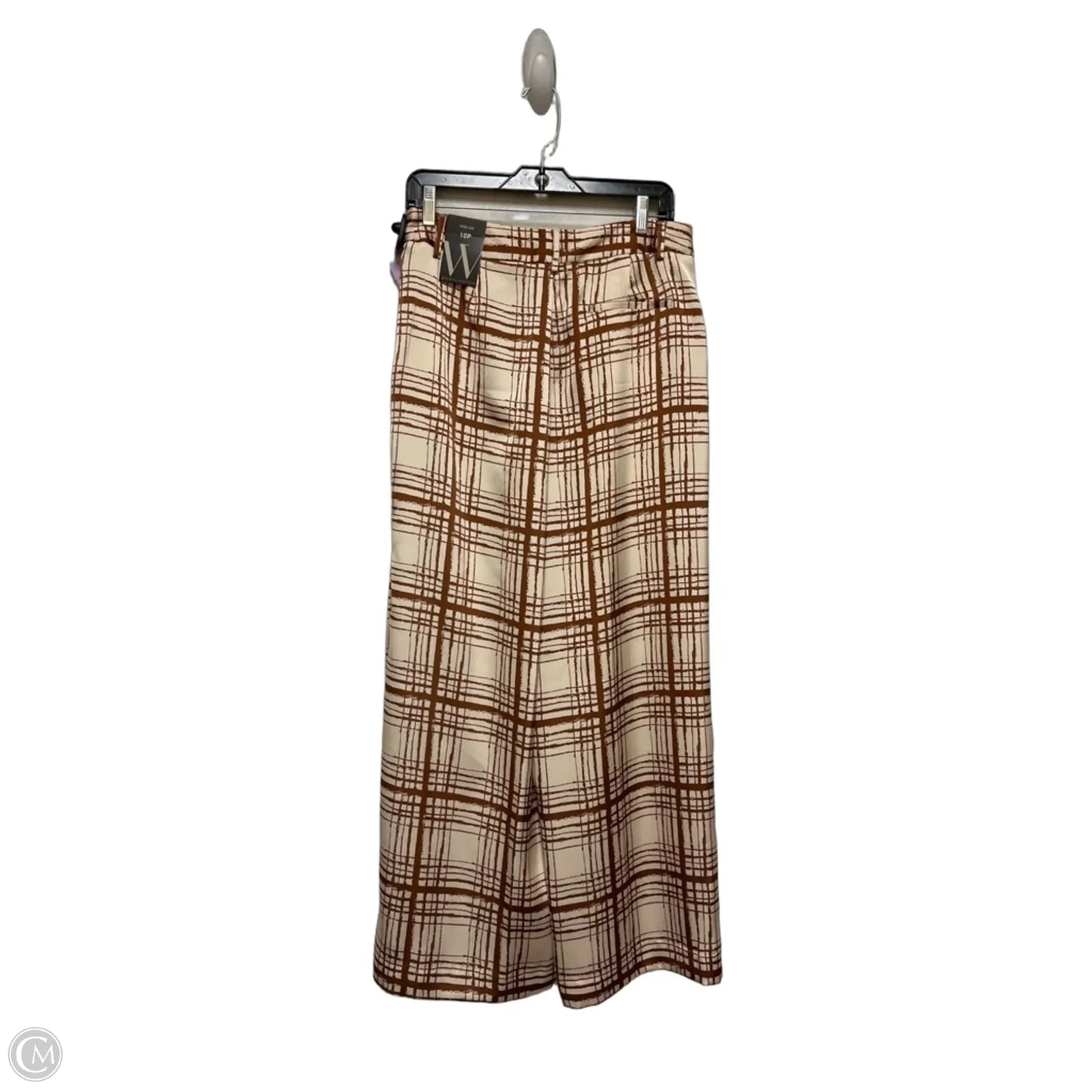 Pants Wide Leg By Worthington In Brown & Tan, Size: 10p