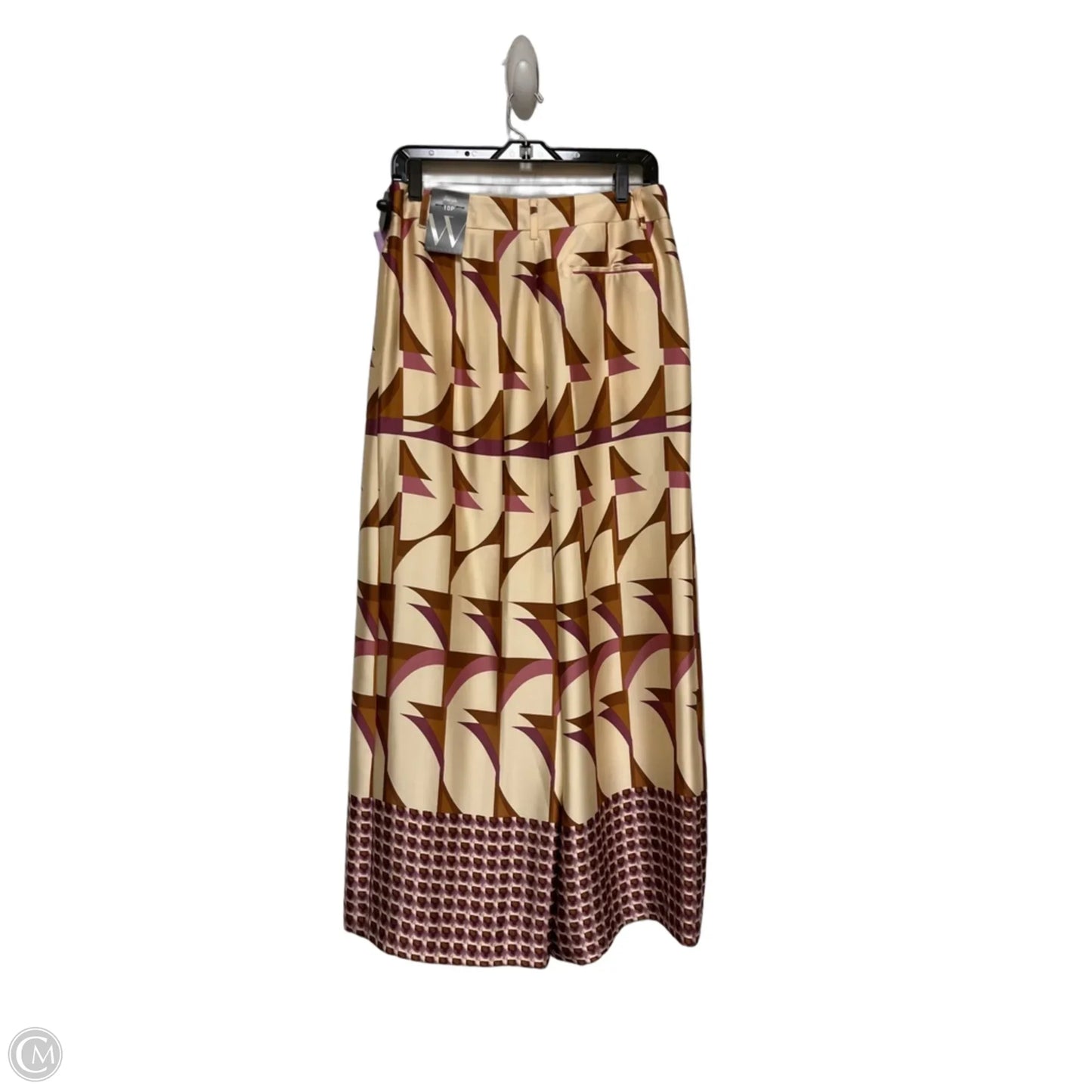 Pants Wide Leg By Worthington In Purple & Tan, Size: 10p