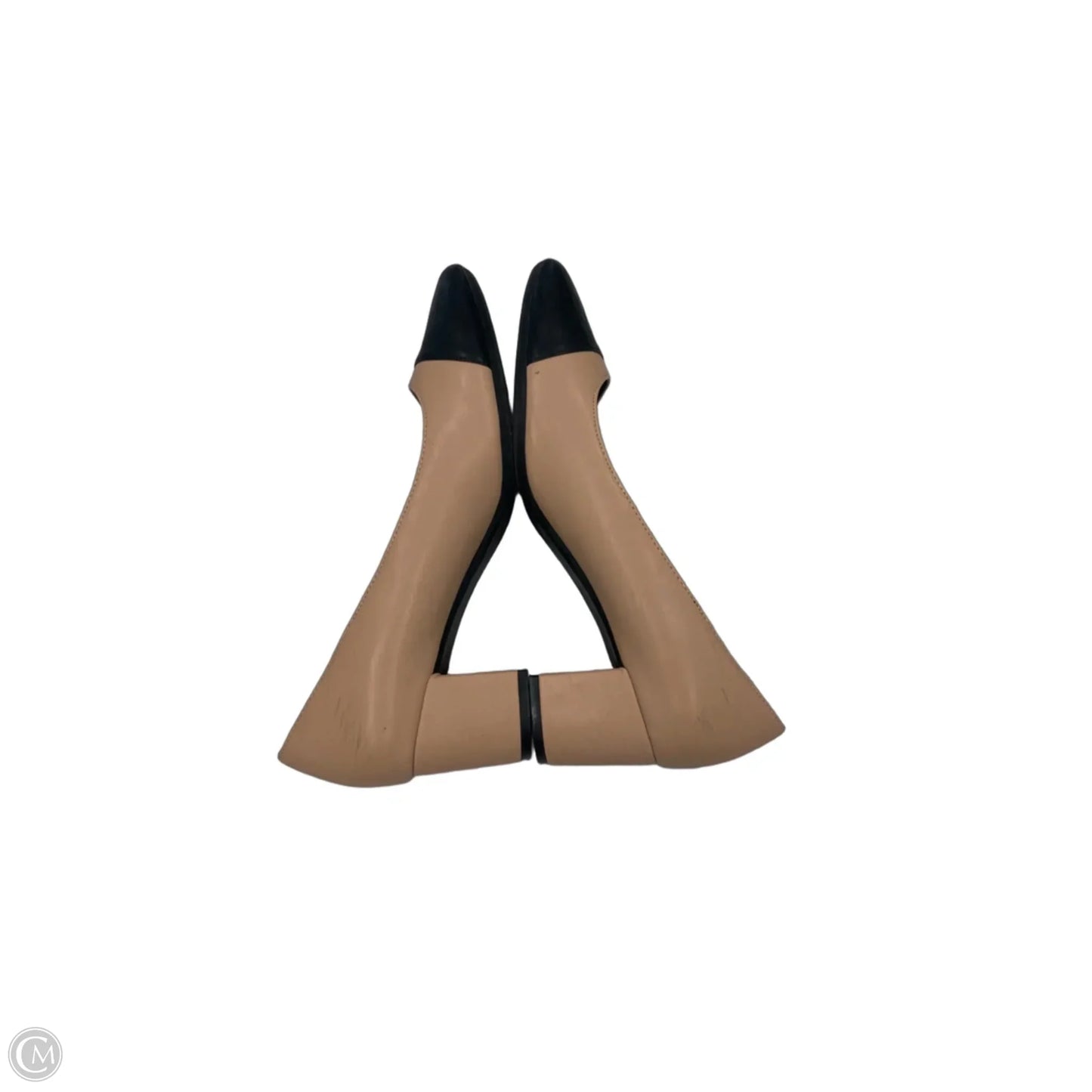 Shoes Heels Block By Aerosoles In Black & Tan, Size: 8.5
