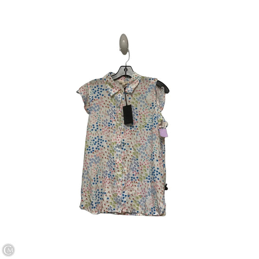 Top Sleeveless By Jane And Delancey In Floral Print, Size: M