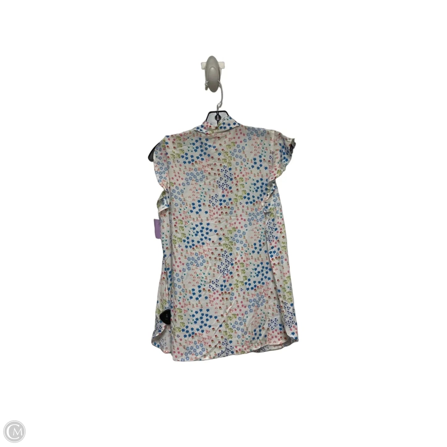 Top Sleeveless By Jane And Delancey In Floral Print, Size: M