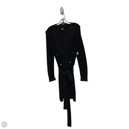 Sweater Cardigan By Inc In Black, Size: L