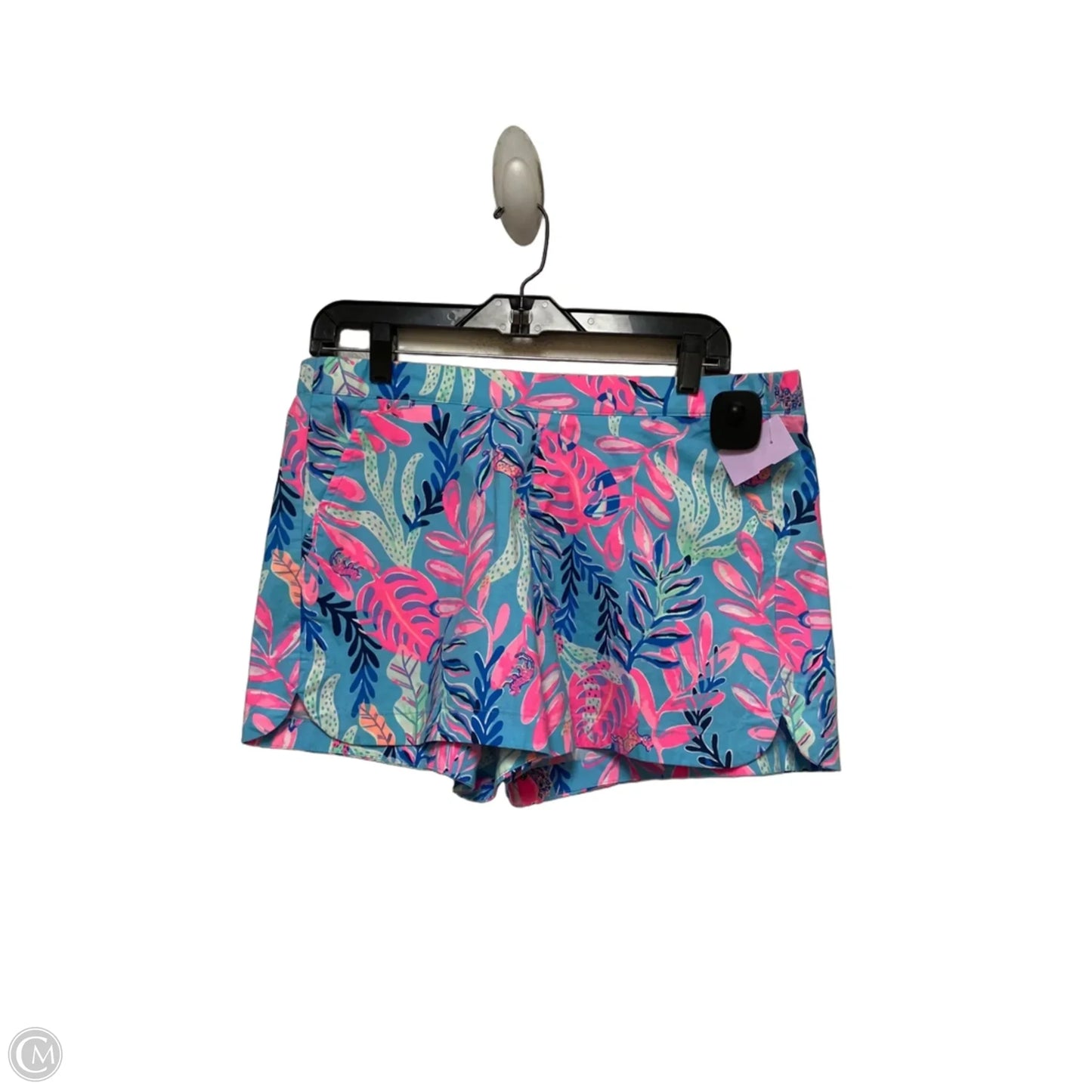 Shorts Designer By Lilly Pulitzer In Blue & Pink, Size: M