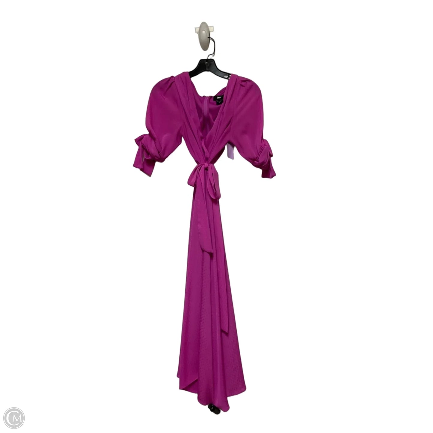Dress Casual Midi By Dkny In Purple, Size: M
