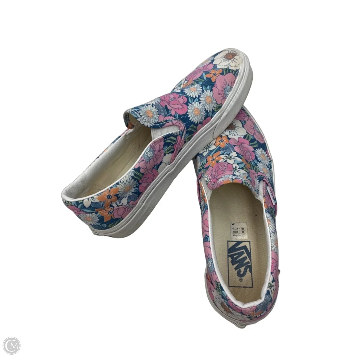 Shoes Sneakers By Vans In Floral Print, Size: 9