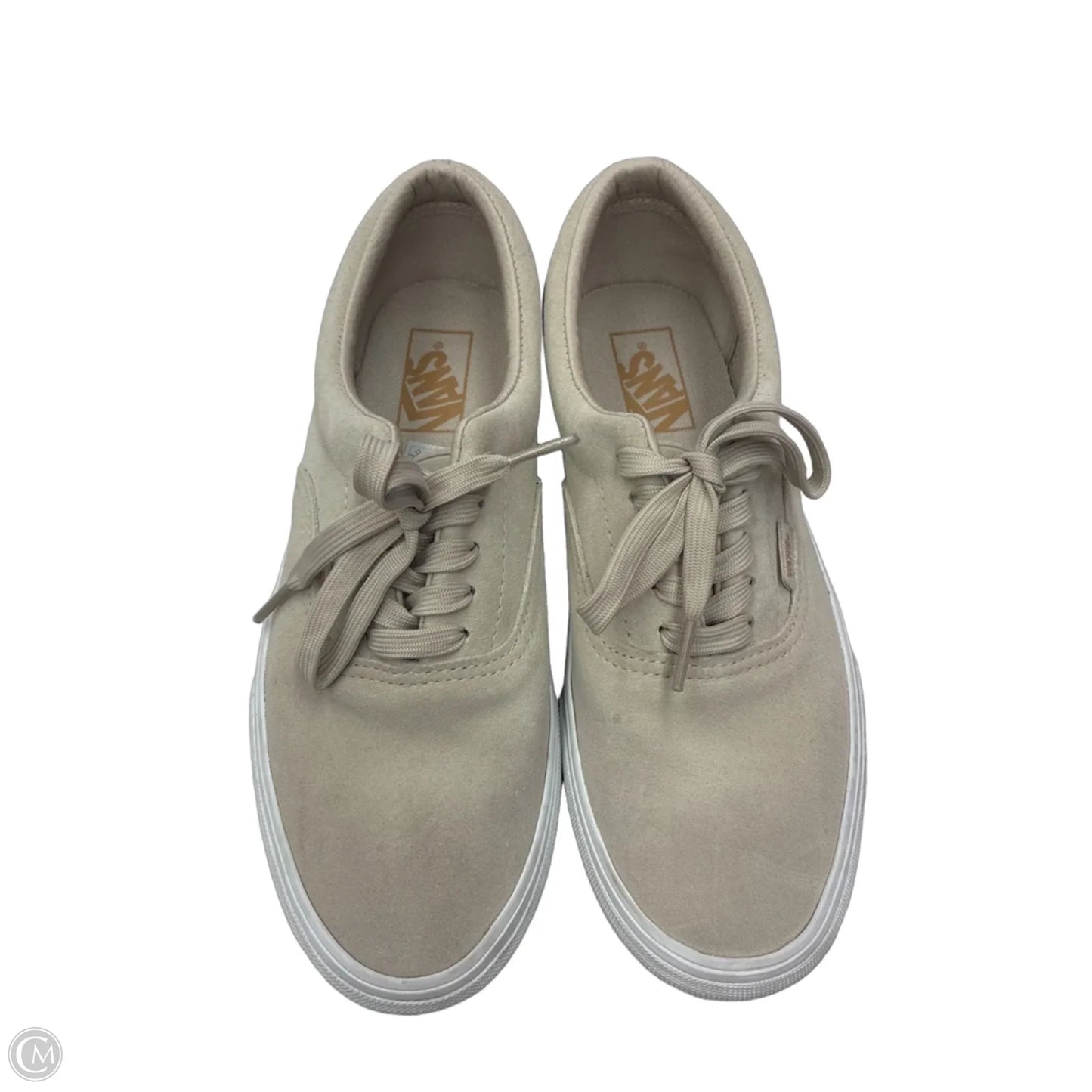 Shoes Sneakers By Vans In Tan, Size: 9