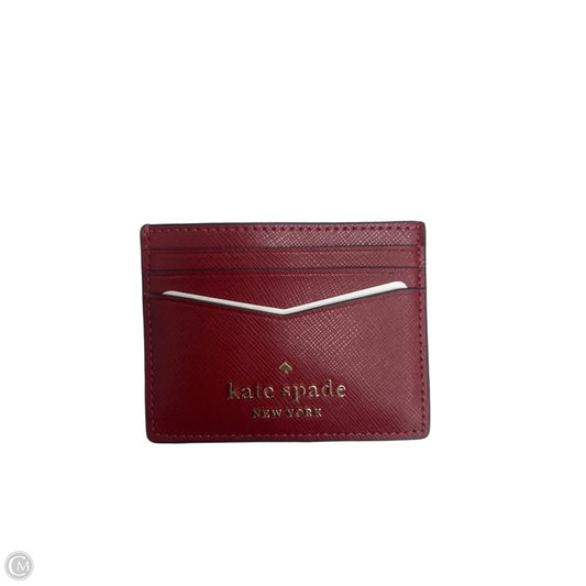 Id/card Holder Designer By Kate Spade, Size: Small