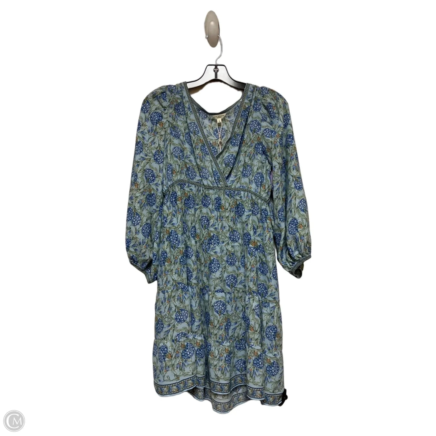 Dress Casual Short By Max Studio In Blue & Green, Size: S