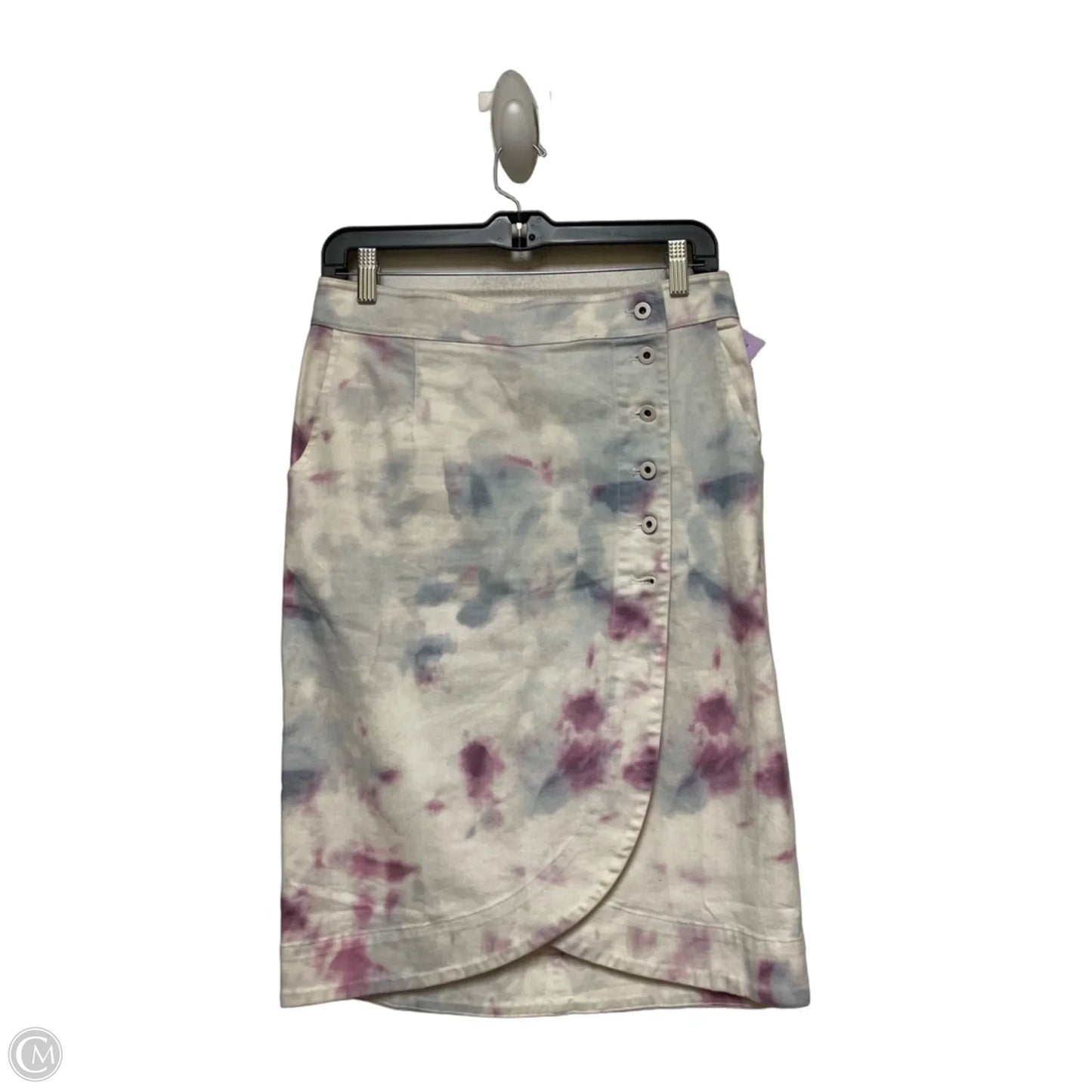 Skirt Midi By Anthropologie In Tie Dye Print, Size: 6