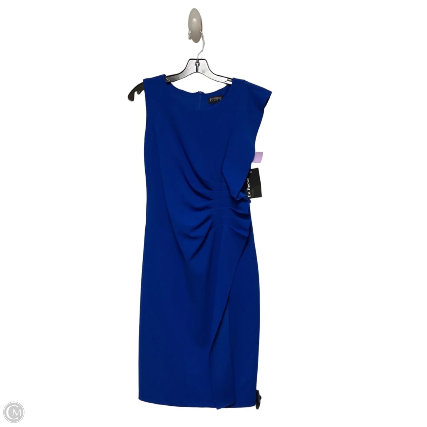 Dress Casual Midi By Enfocus In Blue, Size: M