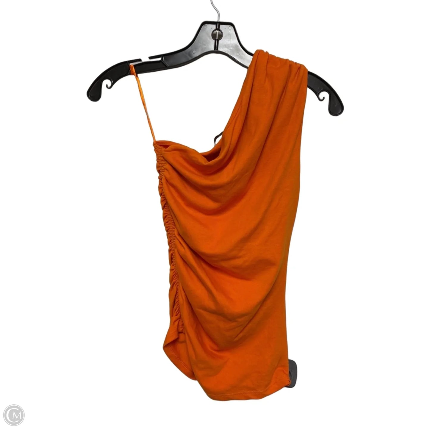 Top Sleeveless By Zara In Orange, Size: S