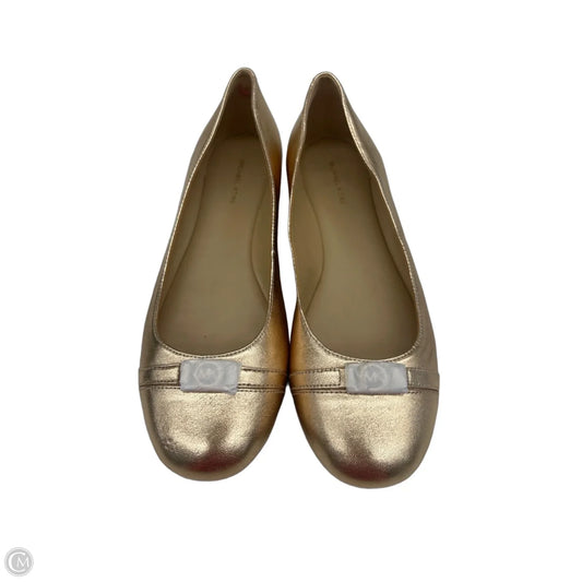 Shoes Designer By Michael Kors In Gold, Size: 7.5